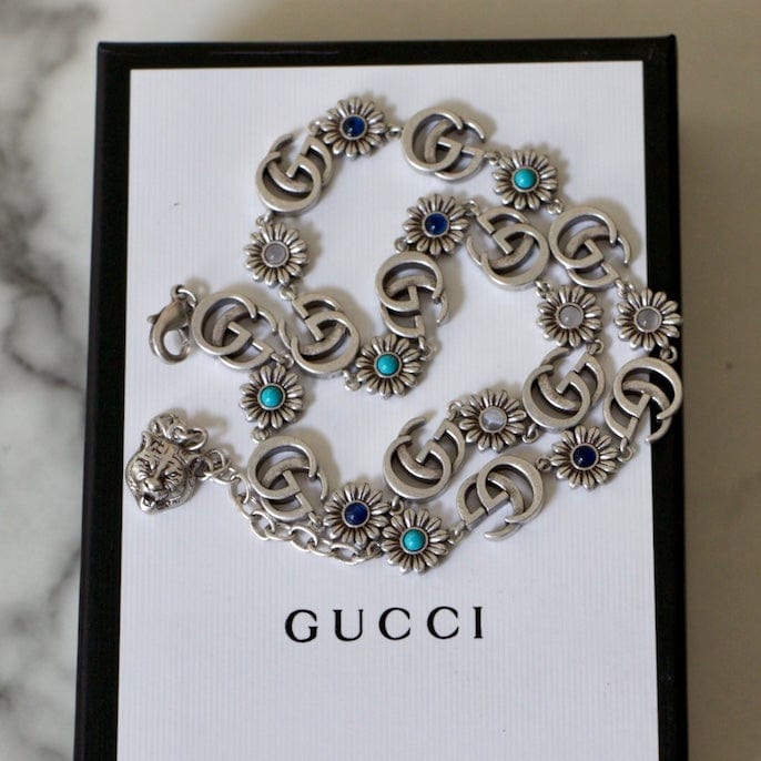 Silver GG Choker