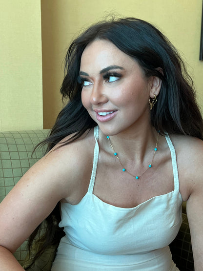 Howdy Necklace in Gold