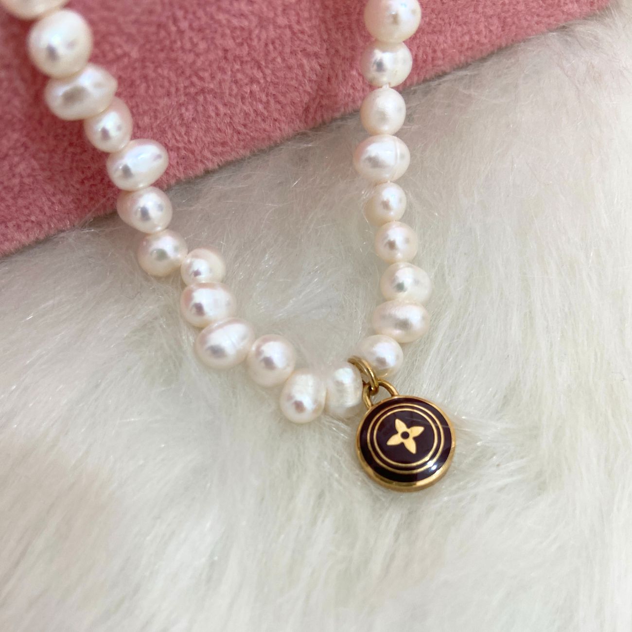 Authentic Louis Vuitton Nude Pastilles Pendant Pears Necklace