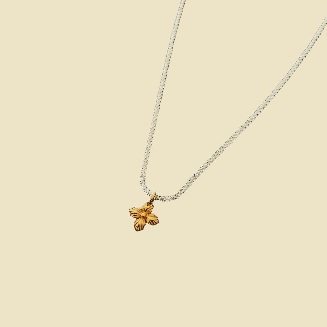 Authentic Louis Vuitton Blooming Pendant- Reworked Necklace