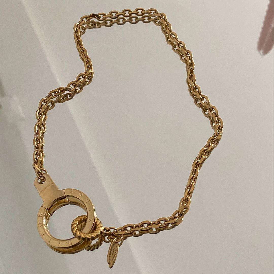 Authentic Louis Vuitton Round- Reworked Necklace