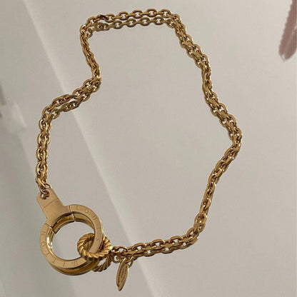 Authentic Louis Vuitton Round- Reworked Necklace