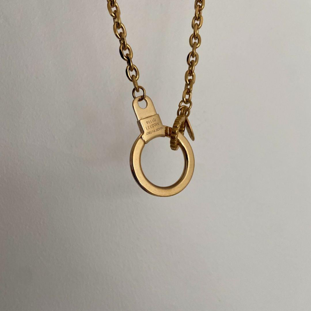 Authentic Louis Vuitton Round- Reworked Necklace