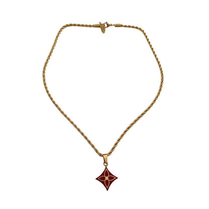 Authentic Louis Vuitton Pendant Red- Necklace