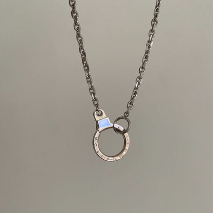 Authentic Louis Vuitton Round Clasp- Reworked Necklace