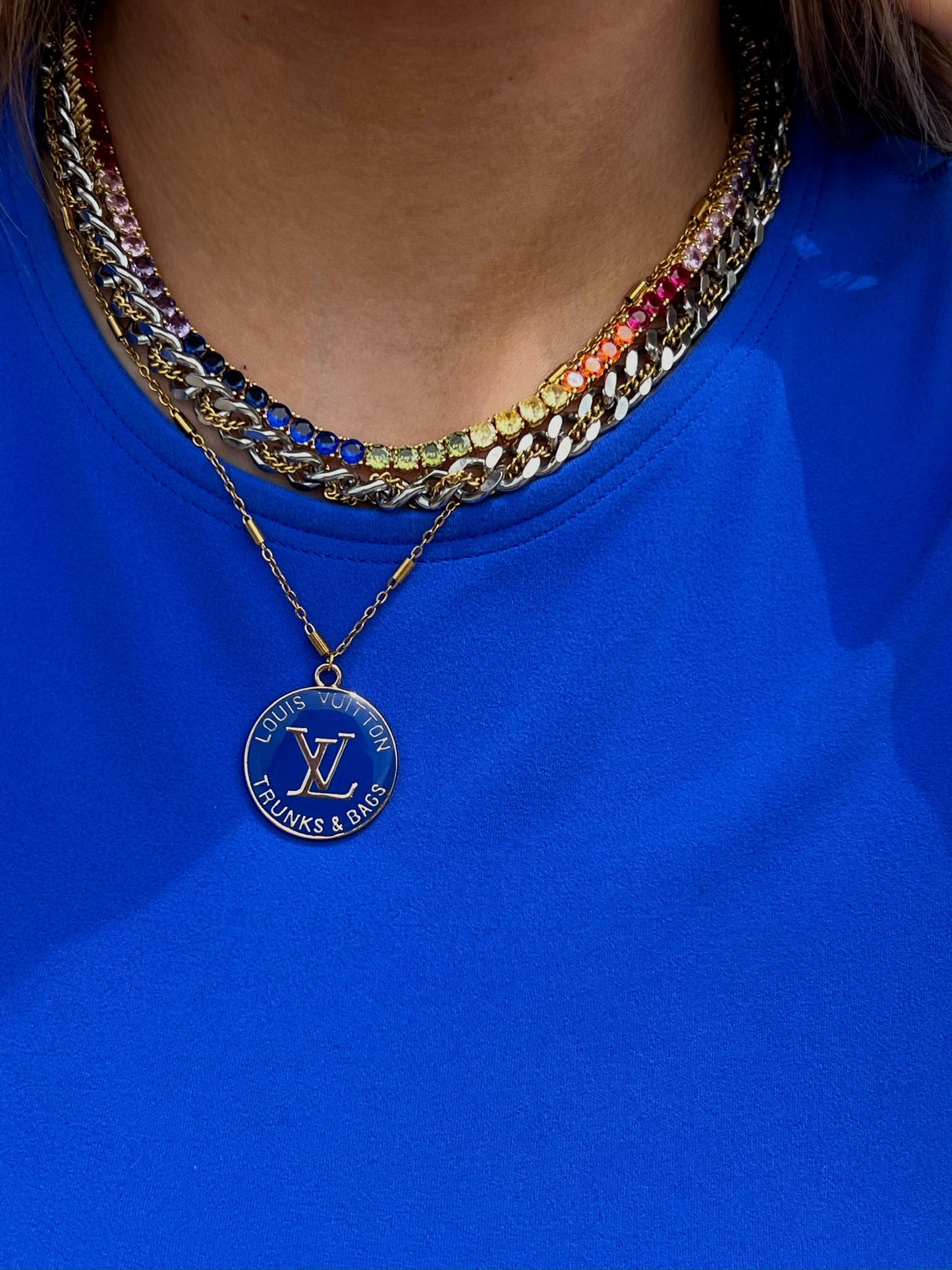 Cobalt Trunk Pendant
