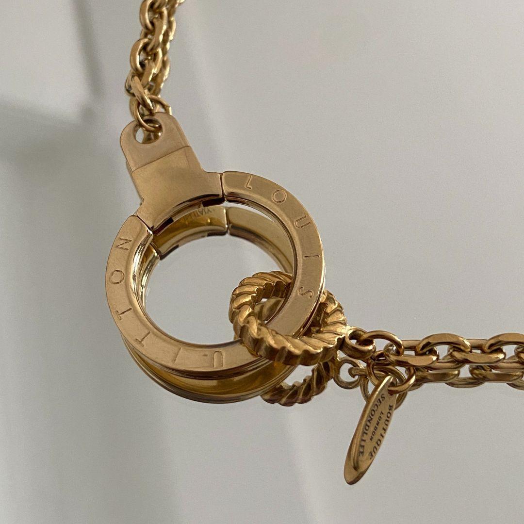 Authentic Louis Vuitton Round- Reworked Necklace