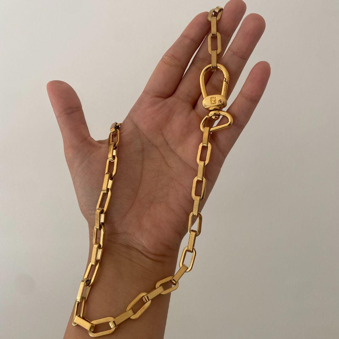 Authentic Fendi Clasp - Repurposed Necklace