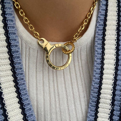 Authentic Louis Vuitton Round- Reworked Necklace