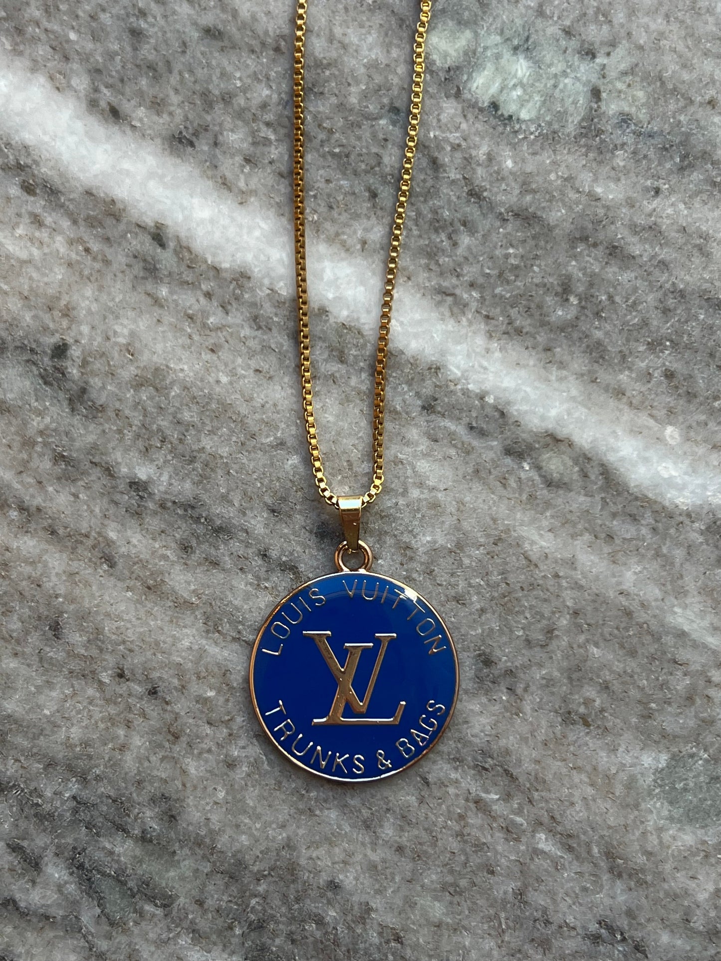 Cobalt Trunk Pendant