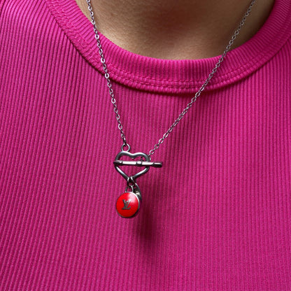 Authentic Louis Vuitton Pendant Logo Pastilles- Reworked Necklace