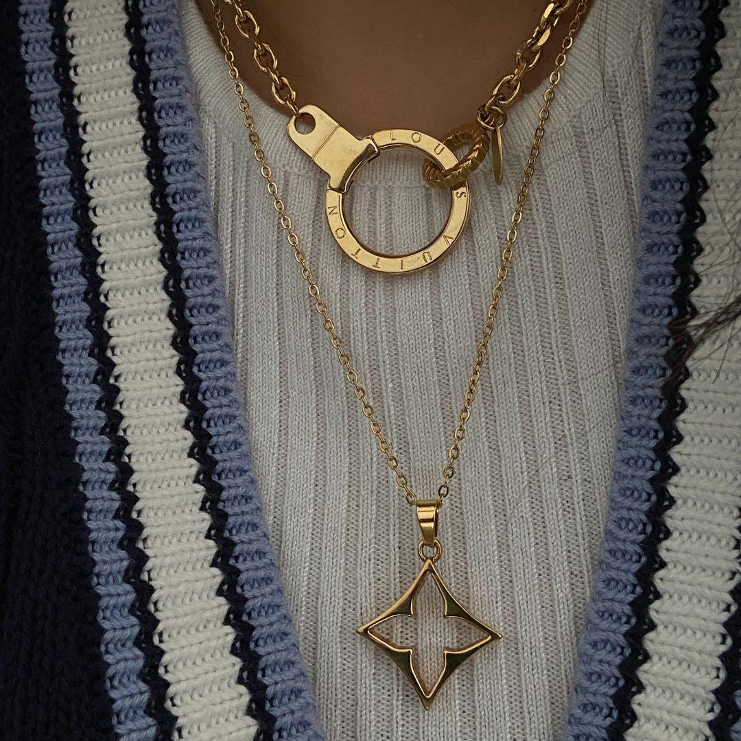 Authentic Louis Vuitton Round- Reworked Necklace