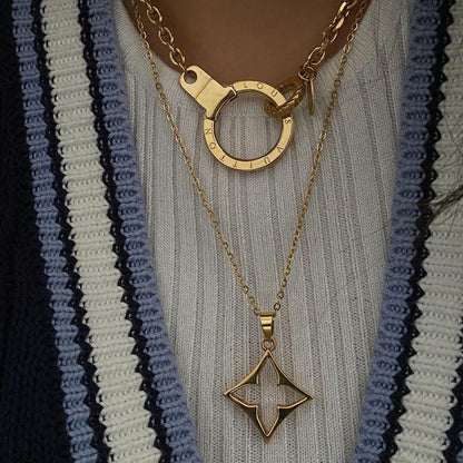 Authentic Louis Vuitton Round- Reworked Necklace