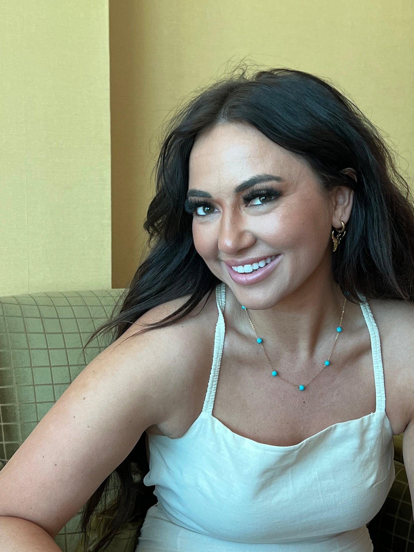 Howdy Necklace in Gold