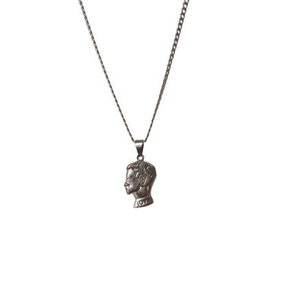 Authentic Dior Head Pendant- Reworked Necklace