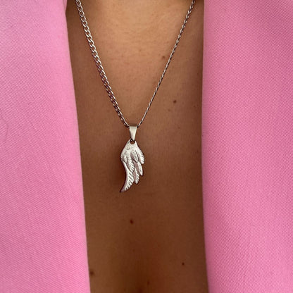 Authentic Dior WIng Pendant Reworked Necklace