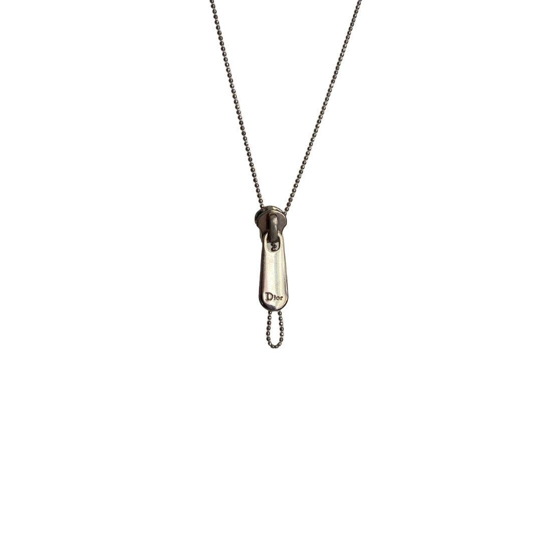 Authentic Dior Zip pendant - Reworked Necklace