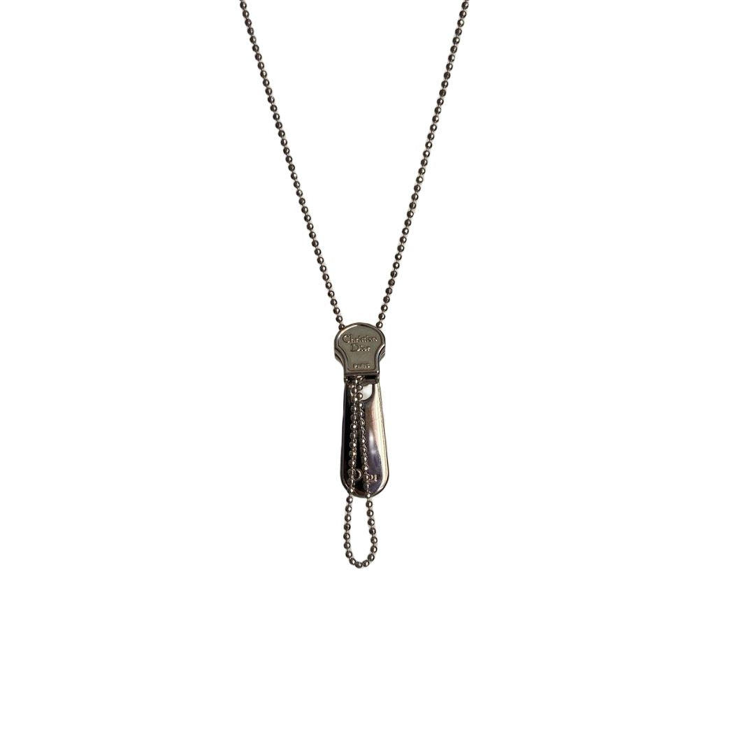 Authentic Dior Zip pendant - Reworked Necklace
