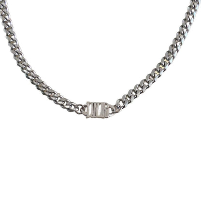 Authentic Dior pendant - Repurposed Silver Choker