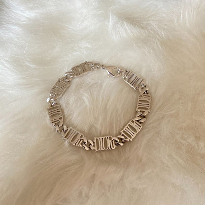 Authentic Dior pendant - Repurposed Silver Choker