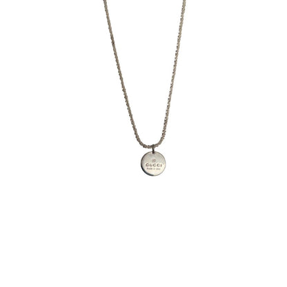 Authentic Gucci Pendant Round Repurposed Necklace
