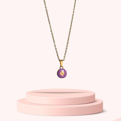 Authentic Louis Vuitton Rosewood Pendant- Reworked Necklace