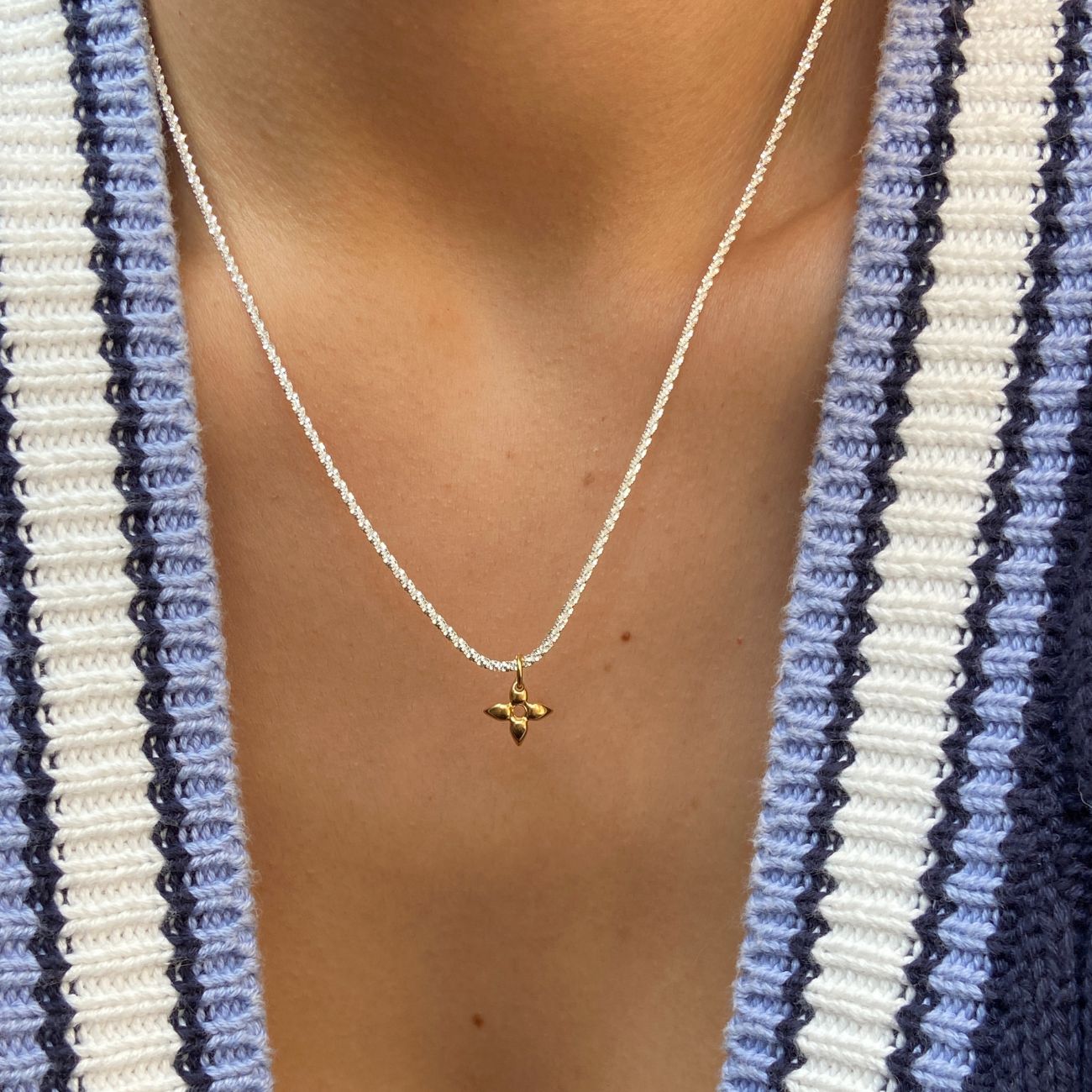 Authentic Louis Vuitton Blooming Pendant- Reworked Necklace