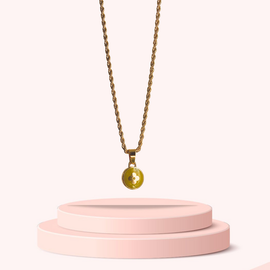 Authentic Louis Vuitton Green Pear Pendant Pastilles