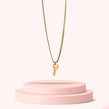 Authentic Louis Vuitton Key Pendant- Reworked Necklace