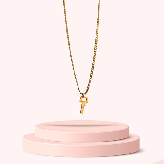 Authentic Louis Vuitton Key Pendant- Reworked Necklace