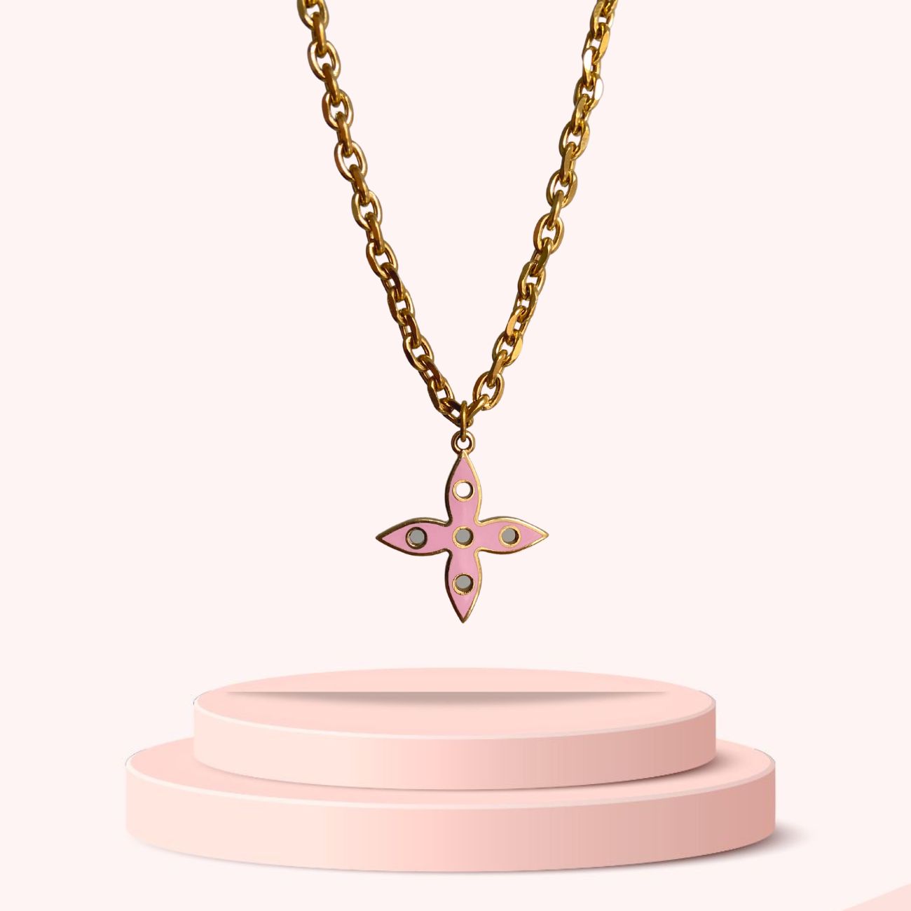 Authentic Louis Vuitton Looping Charm - Reworked Necklace