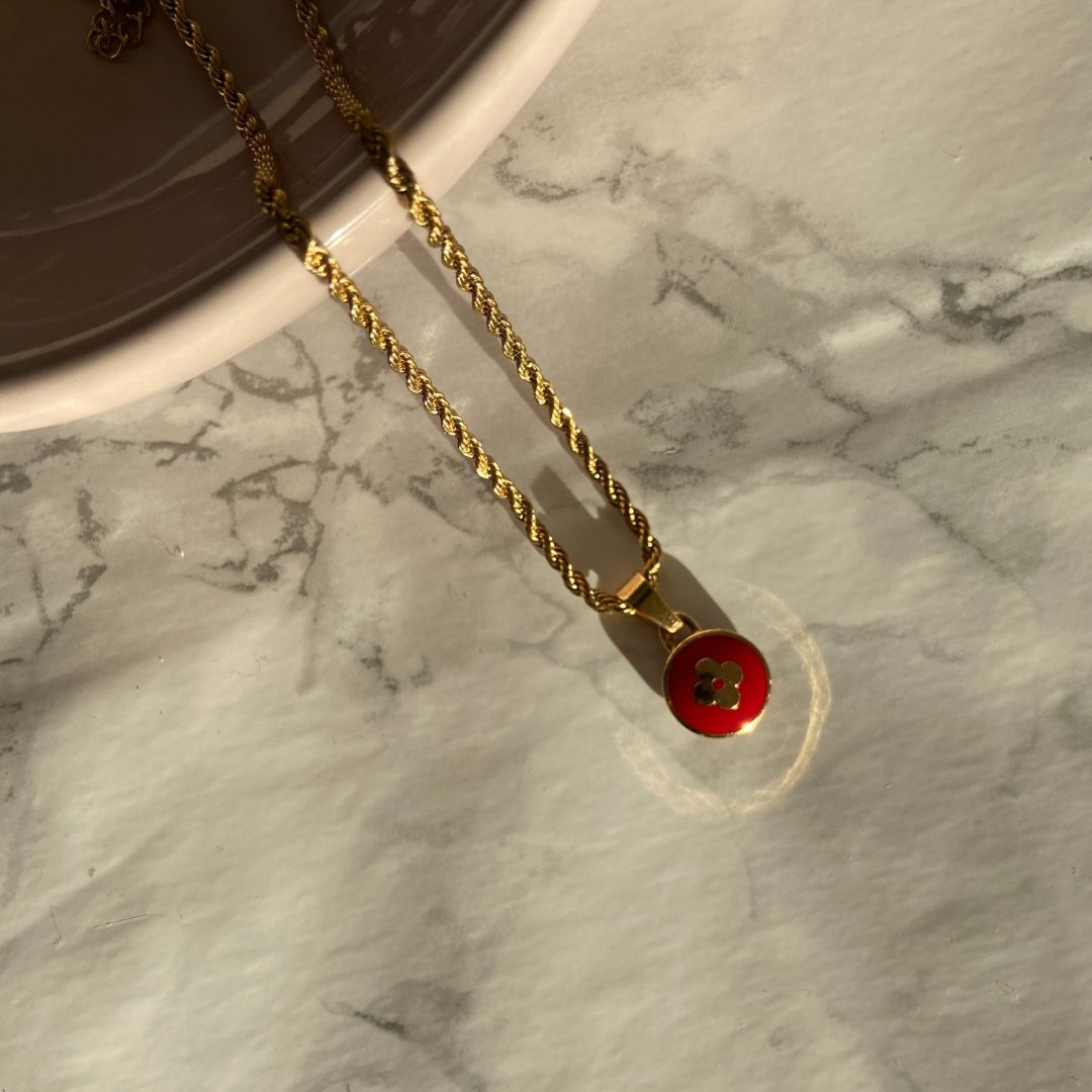 Authentic Louis Vuitton Pendant Pastilles Roses