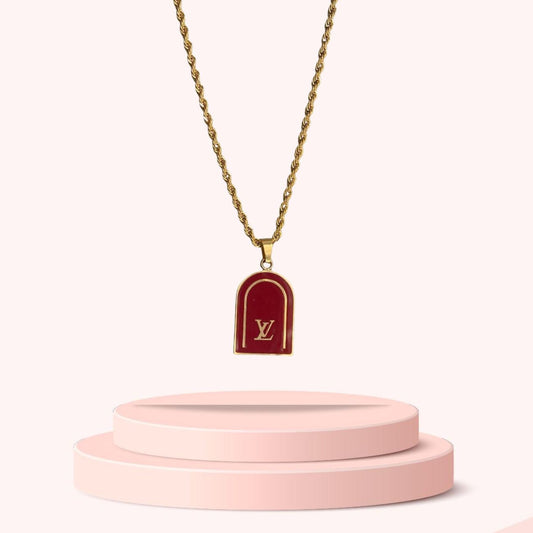Authentic Louis Vuitton Luggage Tag Pendant Reworked Pendant