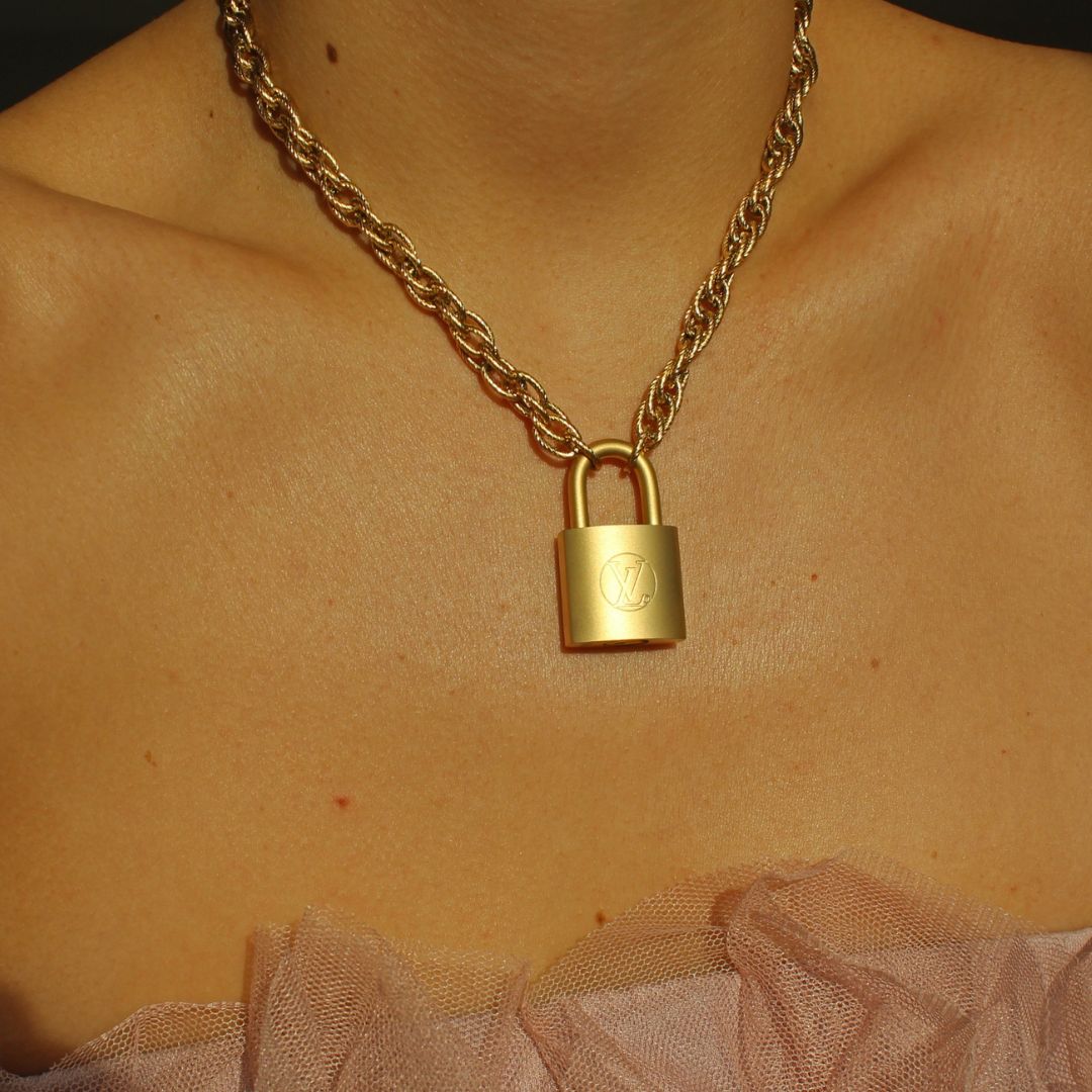 Authentic Louis Vuitton Padlock Collection 2019 rare edition - Necklace
