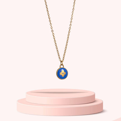 Authentic Louis Vuitton Pastilles Peacock Blue Pendant Pastilles