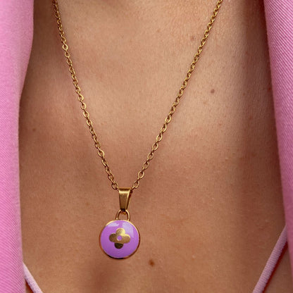 Authentic Louis Vuitton Rosewood Pendant- Reworked Necklace