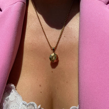 Authentic Louis Vuitton Pendant-Repurpose Necklace