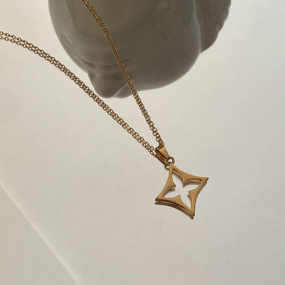 Authentic Louis Vuitton Fleur Charm- Reworked Necklace