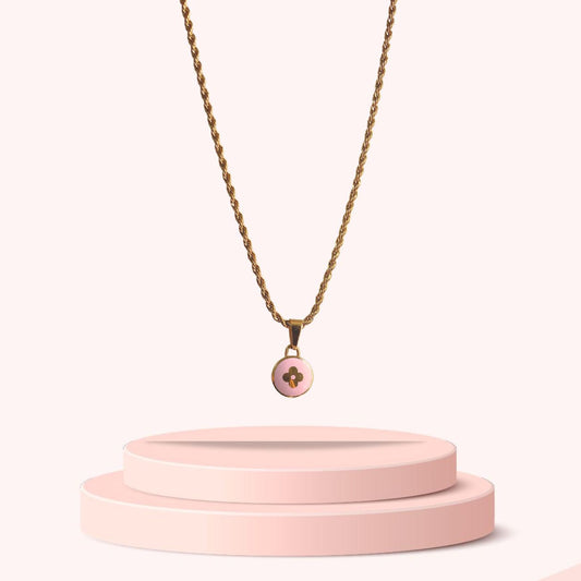 Authentic Louis Vuitton Purple Pendant- Necklace