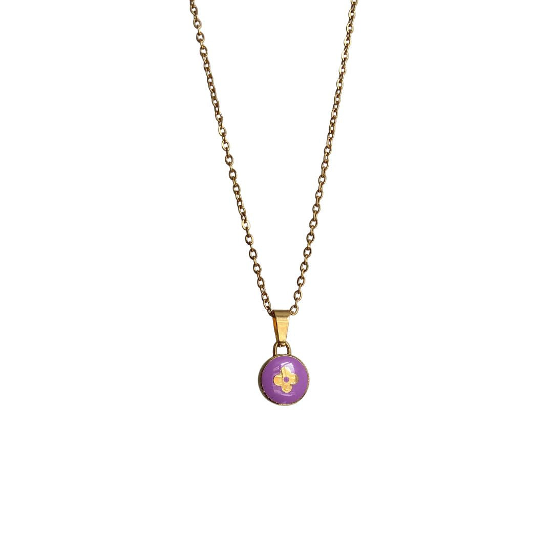 Authentic Louis Vuitton Rosewood Pendant- Reworked Necklace