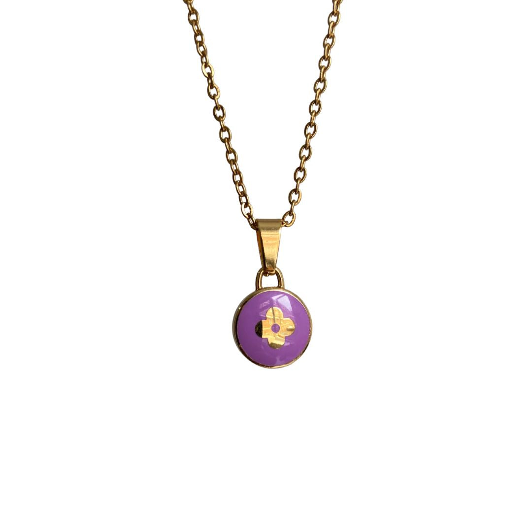 Authentic Louis Vuitton Rosewood Pendant- Reworked Necklace