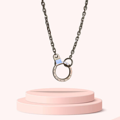 Authentic Louis Vuitton Round Clasp- Reworked Necklace