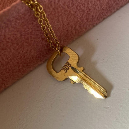 Authentic Louis Vuitton Spare Key Pendant- Necklace
