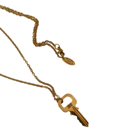 Authentic Louis Vuitton Spare Key Pendant- Necklace