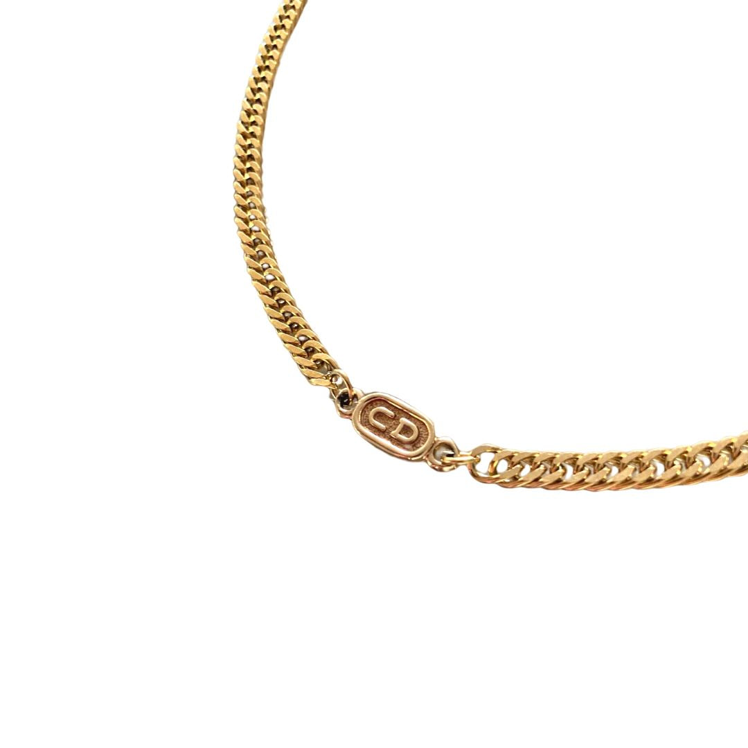 Authentic Mini Dior pendant- Reworked Choker