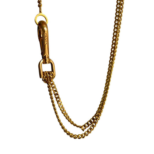 Authentic Prada Clasp-Reworked Necklace