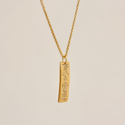 Authentic repurposed YSL necklace