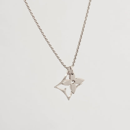 Authentic repurposed Louis Vuitton monogram necklace