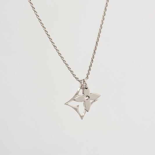 Authentic repurposed Louis Vuitton monogram necklace