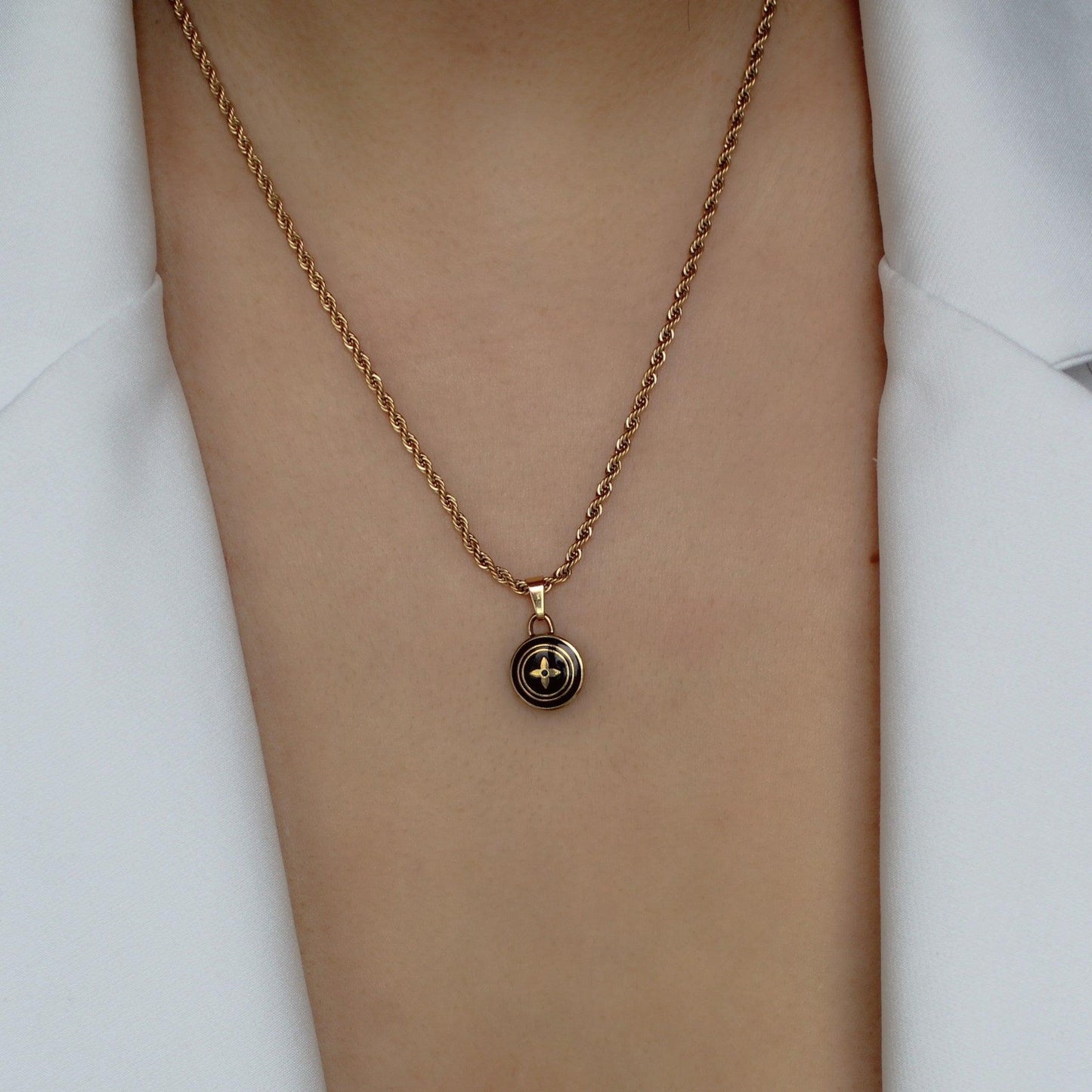 Authentic Louis Vuitton Pastilles Pendant Necklace
